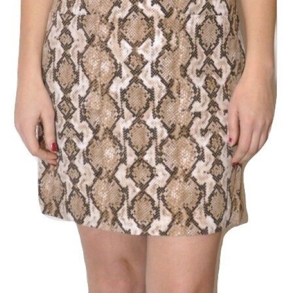 Michael Kors Python Short Sleeve Dress Size: S - Picture 10 of 11